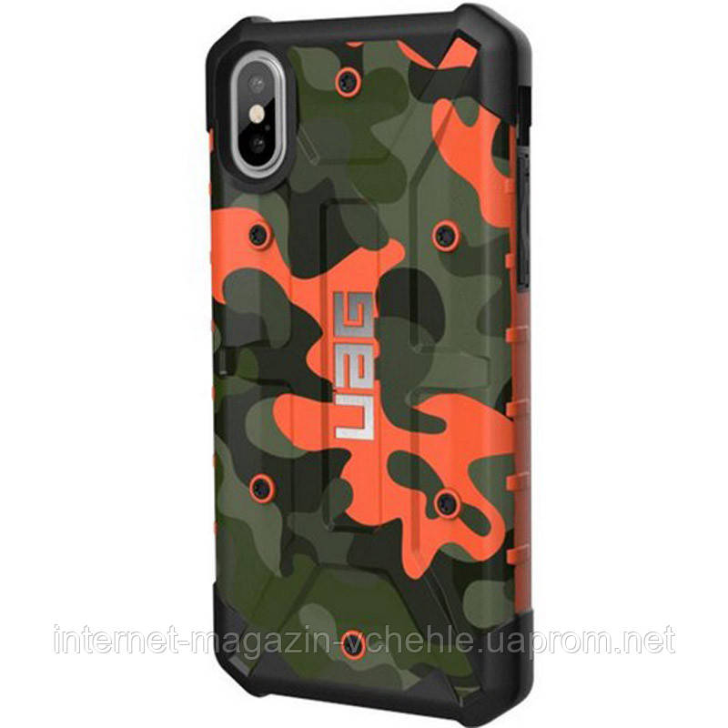 

Ударопрочный чехол UAG Pathfinder камуфляж для Apple iPhone XS Max (6.5") (Оранжевый) 770698