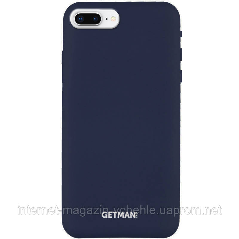 

Чехол Silicone Case GETMAN for Magnet для Apple iPhone 7 plus / 8 plus (5.5") (Синий / Gray Cobalt) 897209