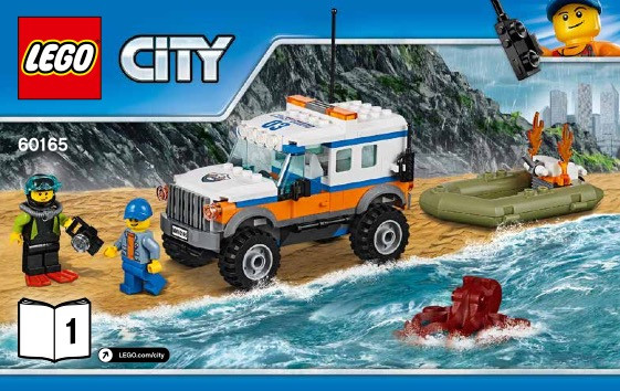 

LEGO City Внедорожник 4х4 команды быстрого реагирования (60165)