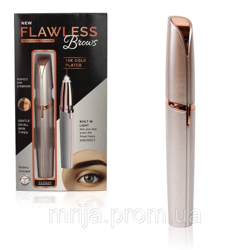 

Женский триммер для придания формы бровей Flawless Brows эпилятор- депилятор для лица