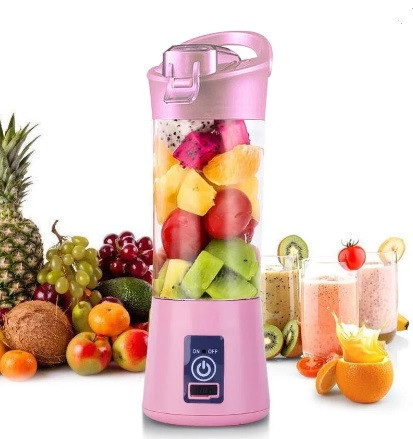 

Блендер Розовый Juice Cup Fruits USB № B77