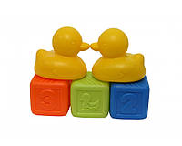 Игрушки для ванной Кубики с уточками 12м+ Baby Team 8851