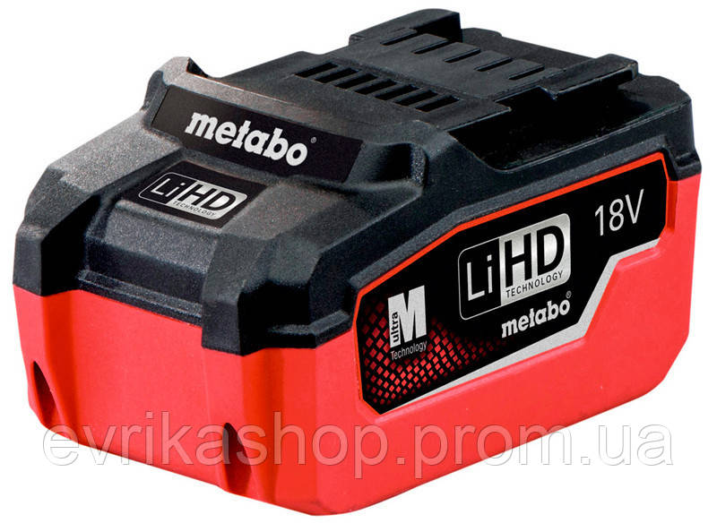 

Аккумуляторная батарея Metabo LiHD 18 В, 5,5 А ч 625342000, КОД: 2403649