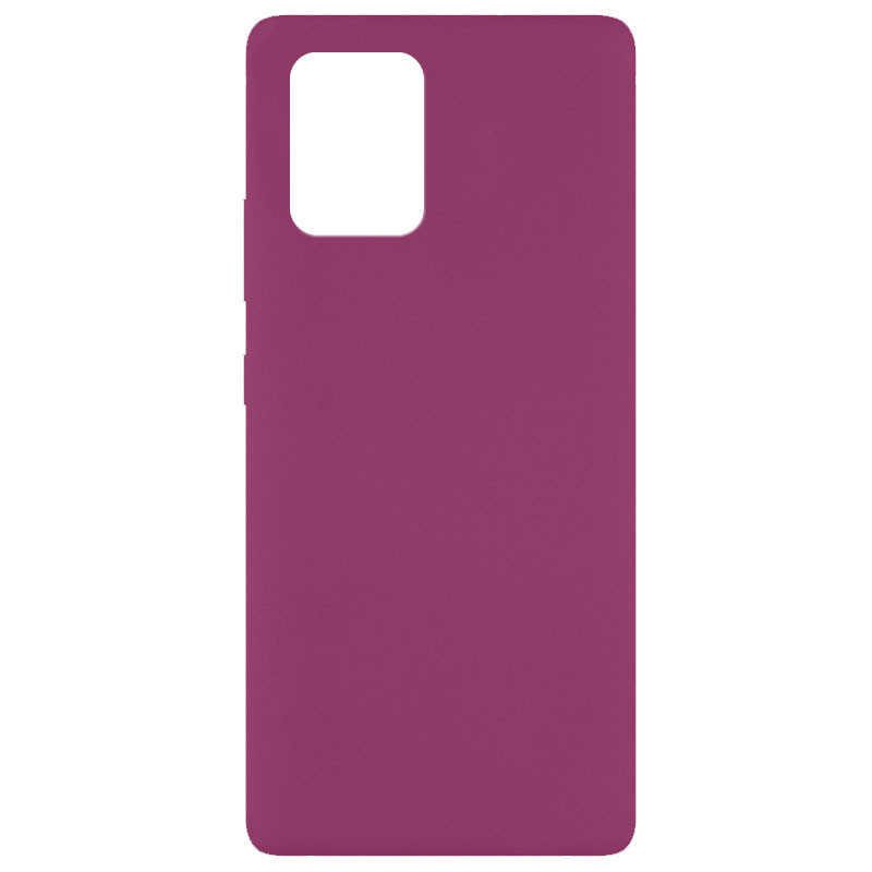 

Чехол Silicone Cover Full without Logo (A) для Samsung Galaxy S10 Lite, Бордовый / marsala