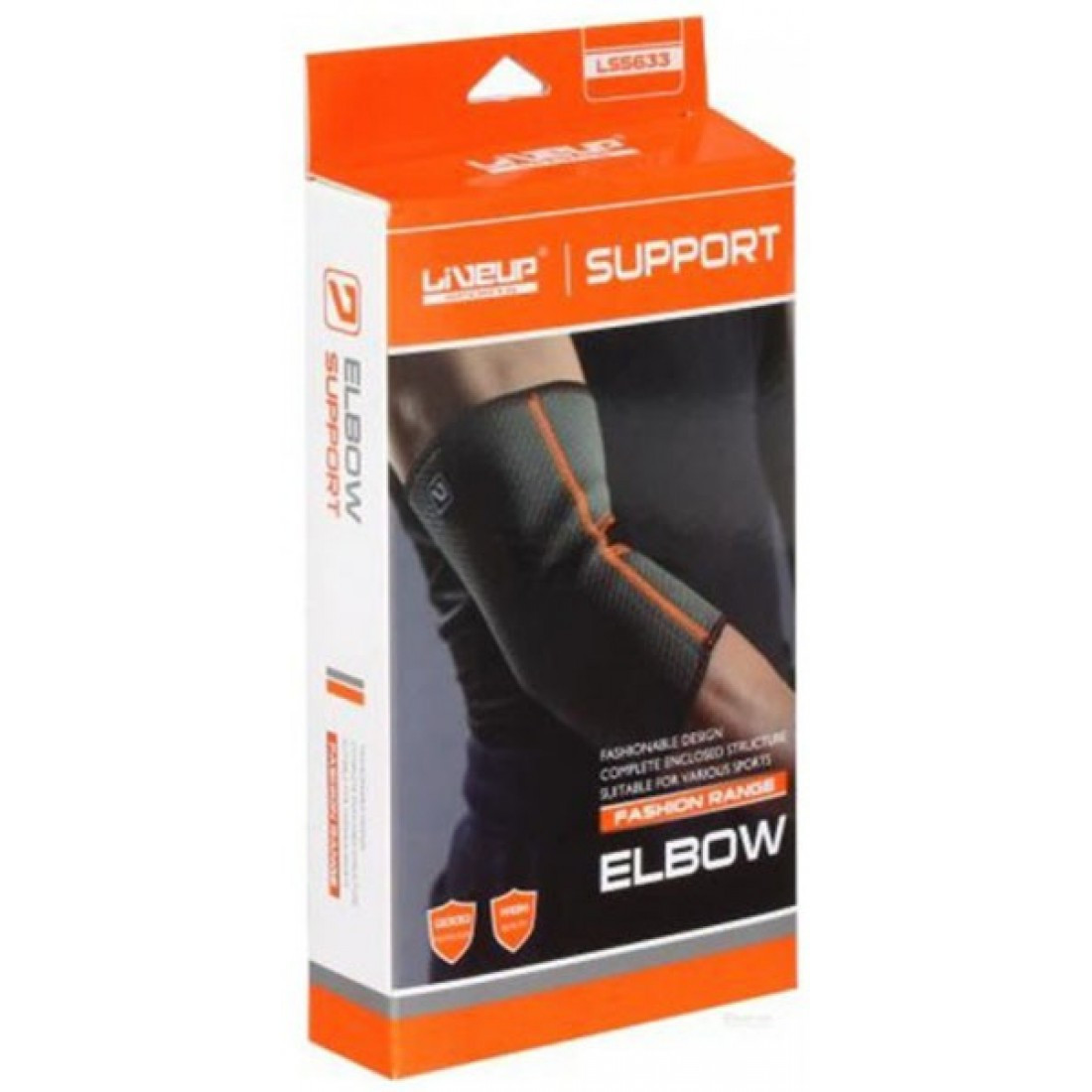 

Фиксатор локтя LiveUp Elbow Support S M Grey LS5633-SM, КОД: 1827173