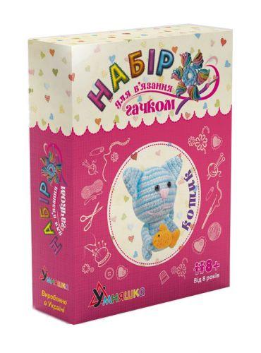 

Набор для вязания Умняшка Мягкая игрушка Котик TOY-100236, КОД: 1279304