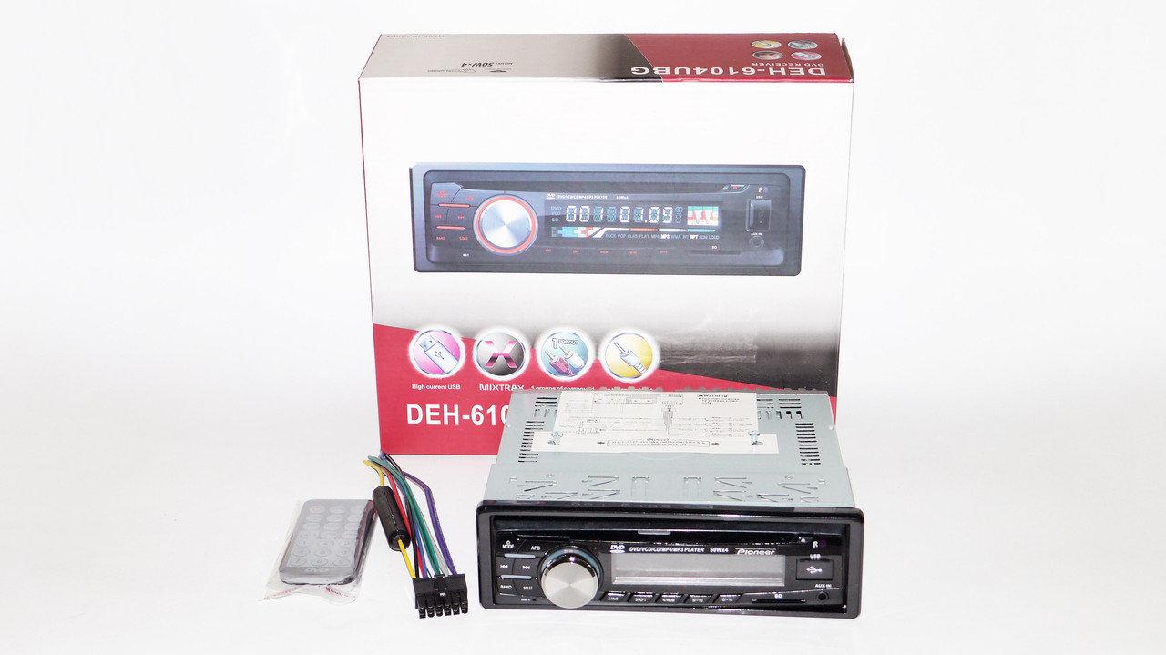 

Автомагнитола 1DIN DEH-6104UBG DVD магнитола + USB+SD+AUX+FM