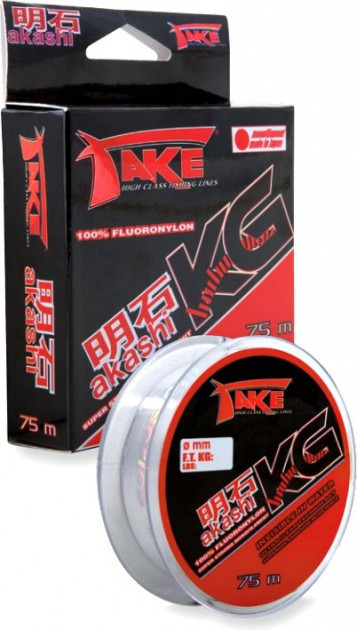 

Флюорокарбон Lineaeffe Take AKASHI 100 Fluoronylon 75 м 0.16мм FishTest-5.00кг, КОД: 2452425, Прозрачный