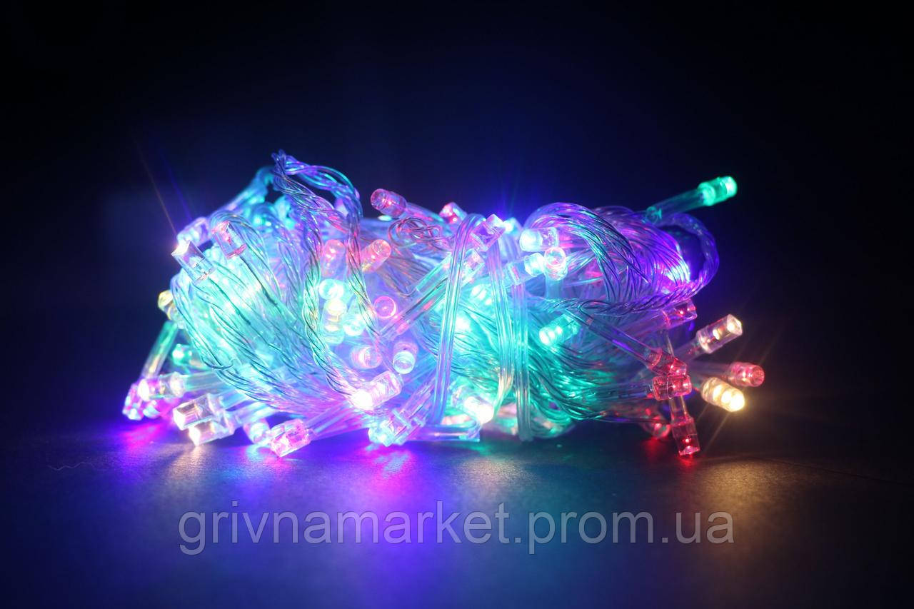 

Гирлянда светодиодная внутренняя Leds Линейная 16м 200 LED Белый 100250GR-1, КОД: 2449216