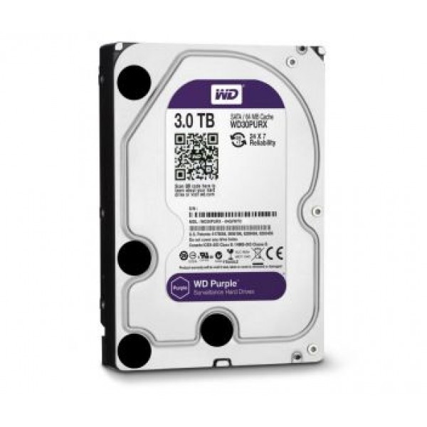 

Жесткий диск Western Digital Purple 3TB 64MB 5400rpm WD30PURZ 3.5