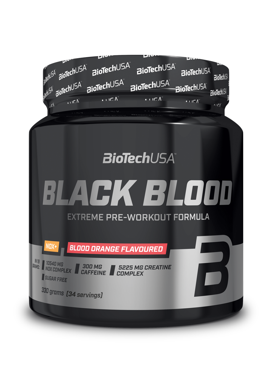 

Предтреник BioTech Black Blood NOX+ (330 г) биотеч блек блад blueberry-lime