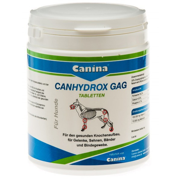 

Добавка для костей и зубов собак Canina Canhydrox GAG Forte 360 таб