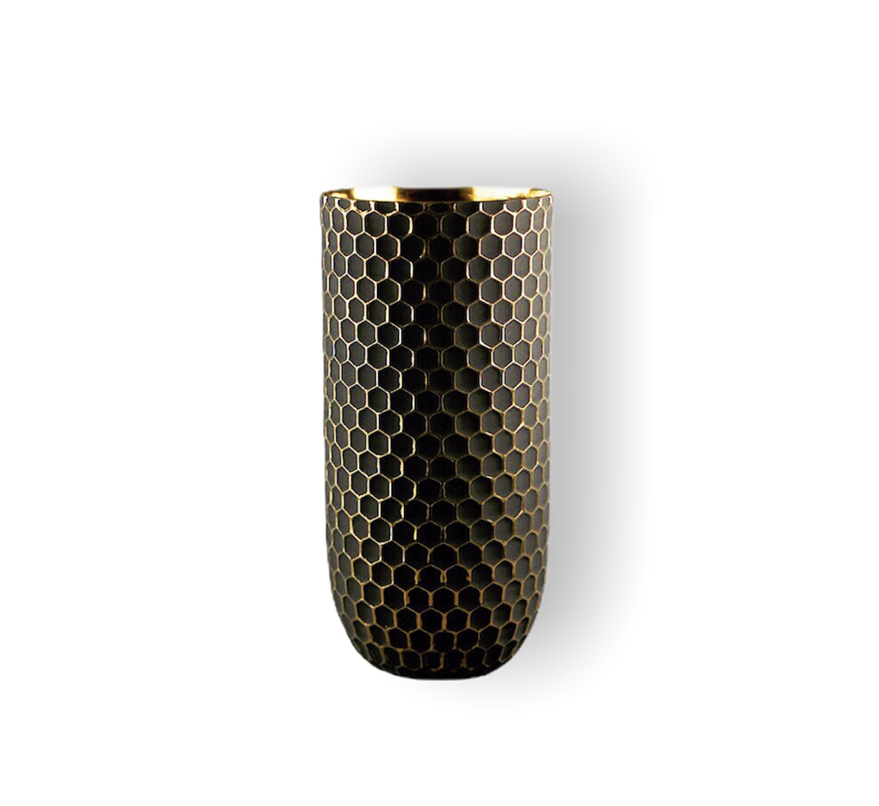 

Керамическая ваза CERAMIKA DESIGN VS Vase Xago black & gold, Золотой; черный