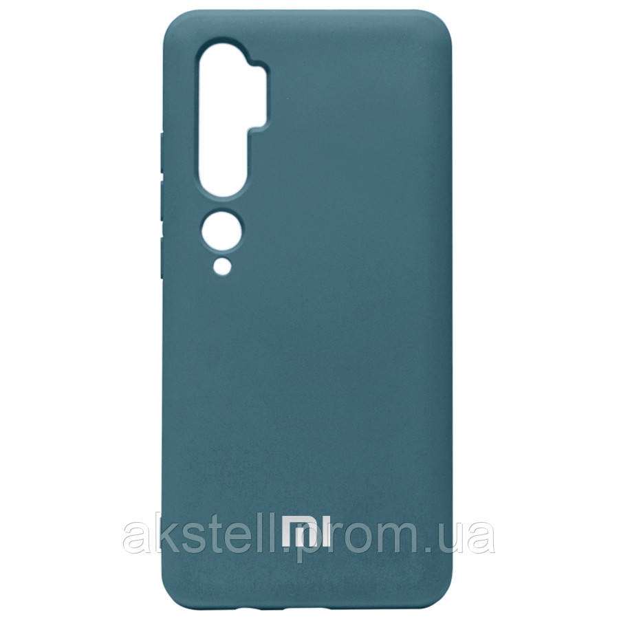 

Силикон Original Silicone Case Xiaomi Mi 10 HQ темно-зеленый
