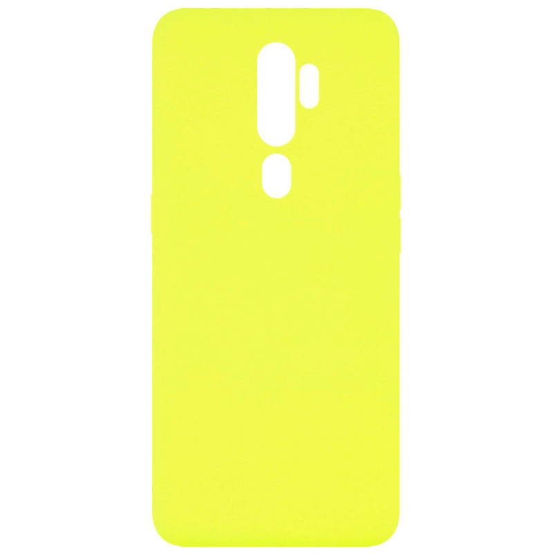 

Чехол Silicone Cover Full without Logo (A) для Oppo A5 (2020) / Oppo A9 (2020, Желтый / flash