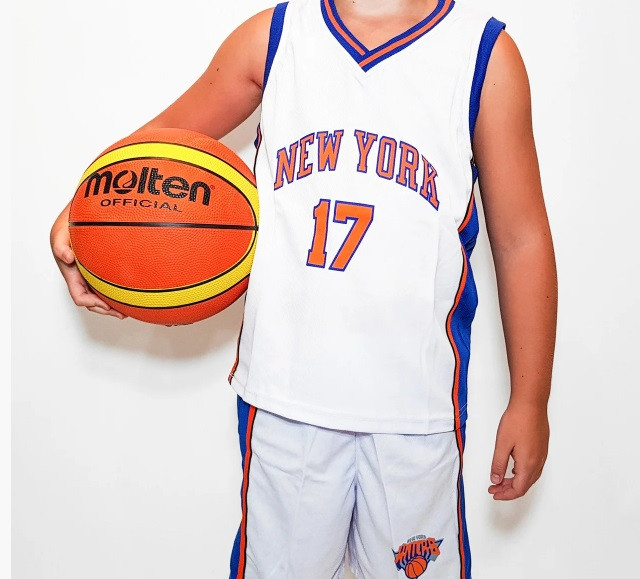 Детская баскетбольная форма NEW YORK белая