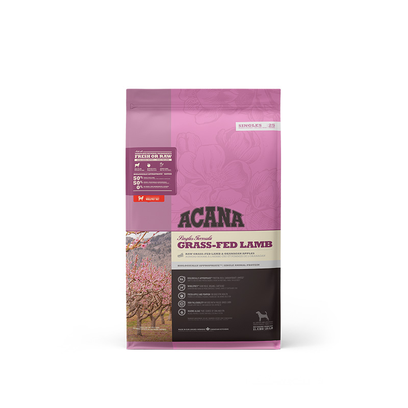 

Acana Grass-Fed Lamb, беззерновой сухой корм для собак всех пород и возрастов, ягнёнок, 11.4 кг
