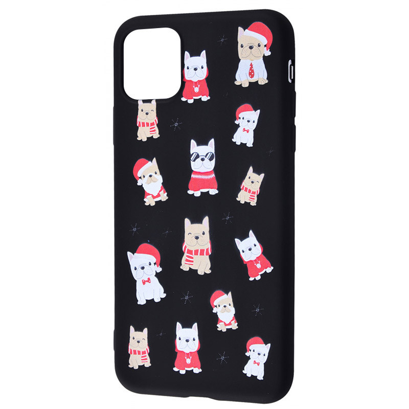 

TPU чехол WAVE Fancy для Apple iPhone 12 Pro / 12 (6.1") Dogs / Black