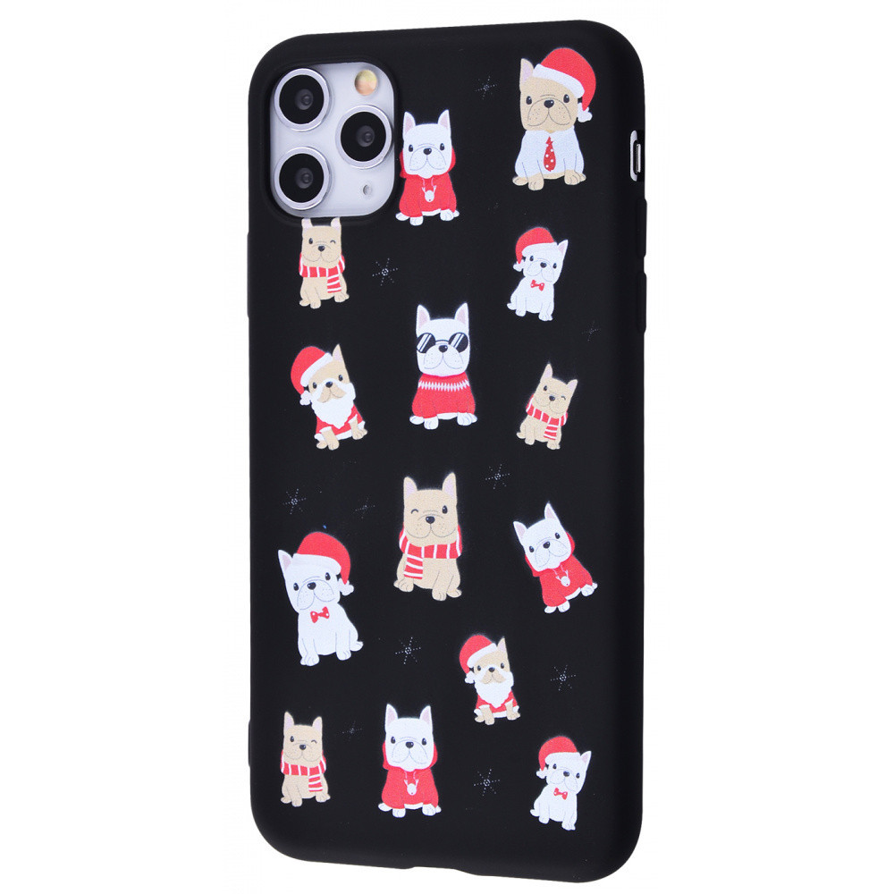 

TPU чехол WAVE Fancy для Apple iPhone 11 Pro (5.8"), Dogs / black