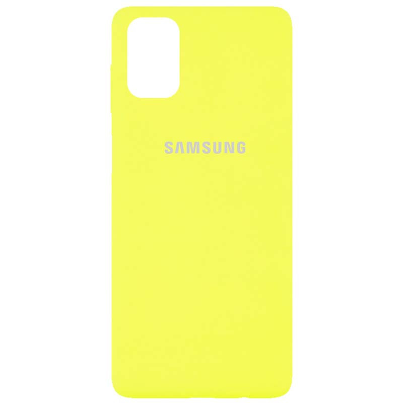 

Чехол Silicone Cover Full Protective (AA) для Samsung Galaxy M51, Желтый / lemon