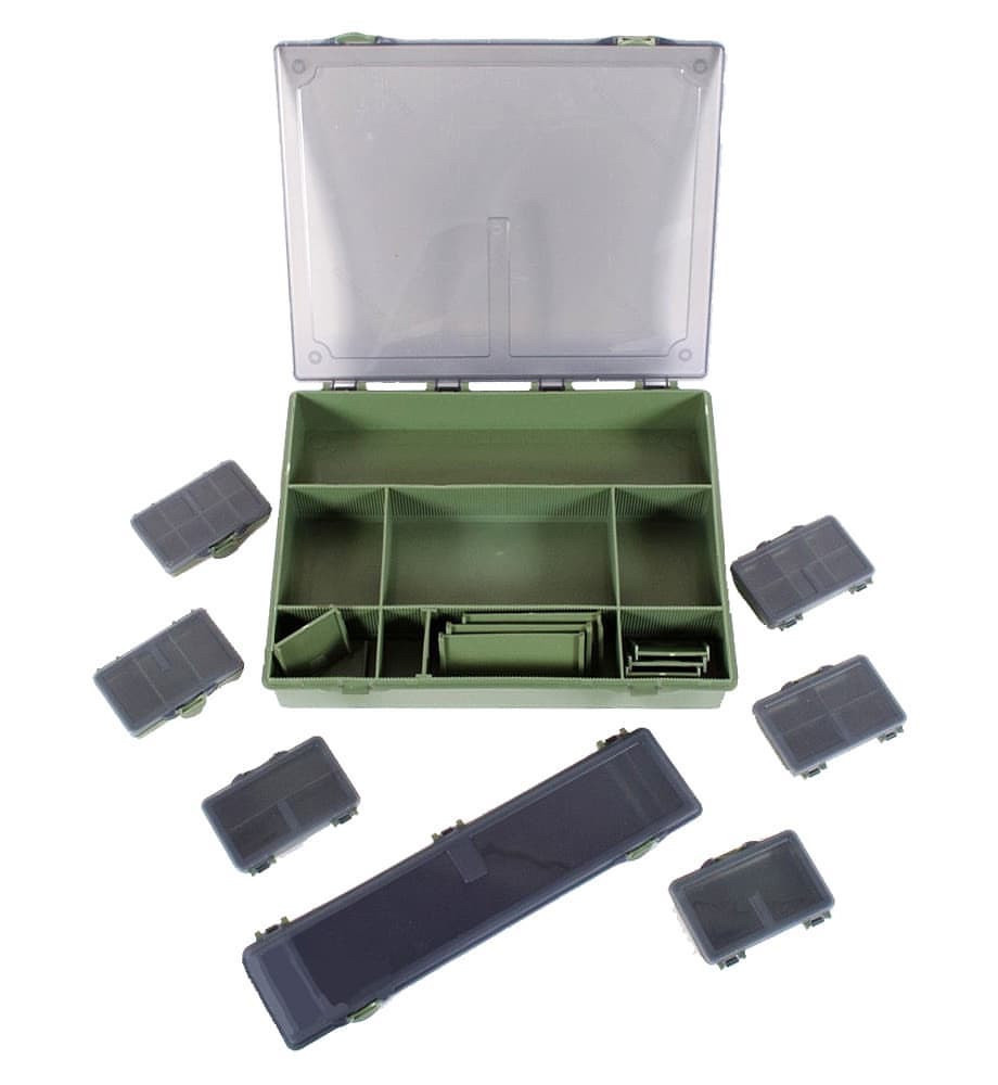 

Карповая коробка с поводочницей Tackle Box 36,5х30х6 см