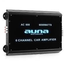 

Автомобильный усилитель Auna W2-AC600 6-канальный 6000W Германия