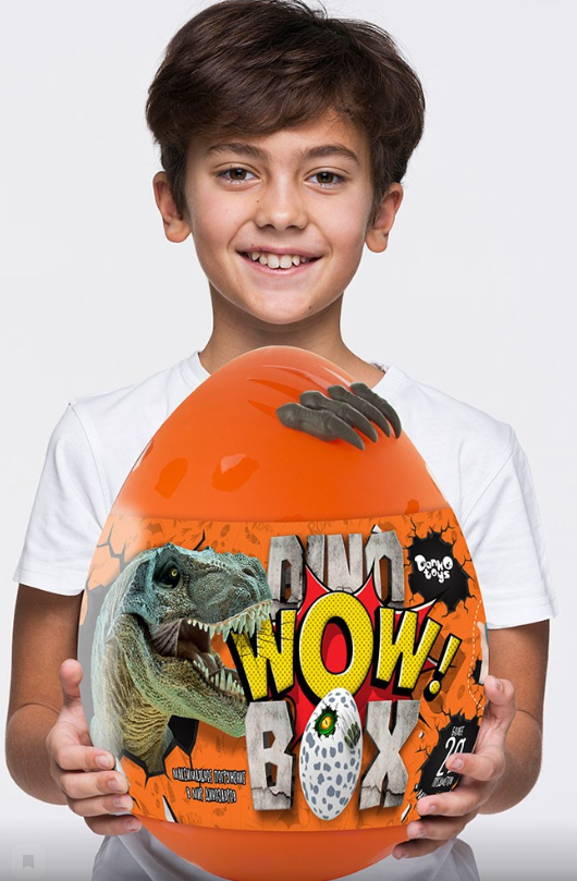 

Яйцо сюрприз Dino WOW Box 20 в 1 Новинка 2020