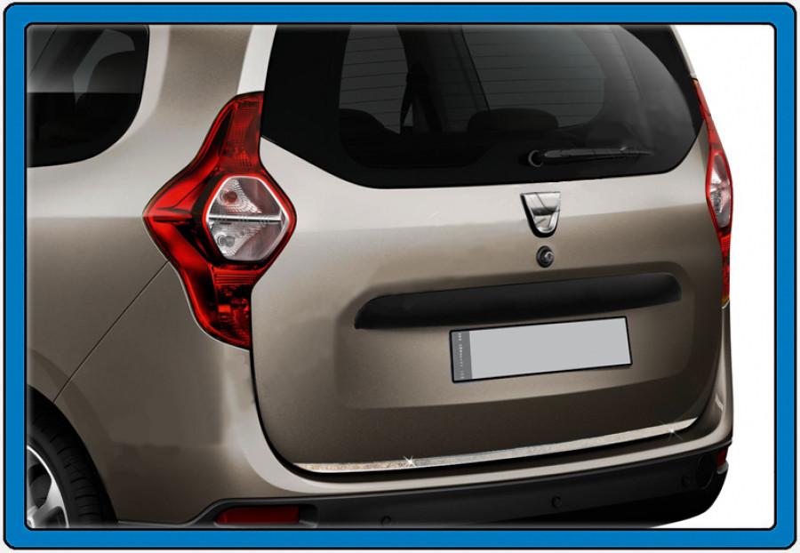 

Dacia Lodgy 2013↗ гг. Накладки на кромку багажника Дачия Лоджи (нерж.)