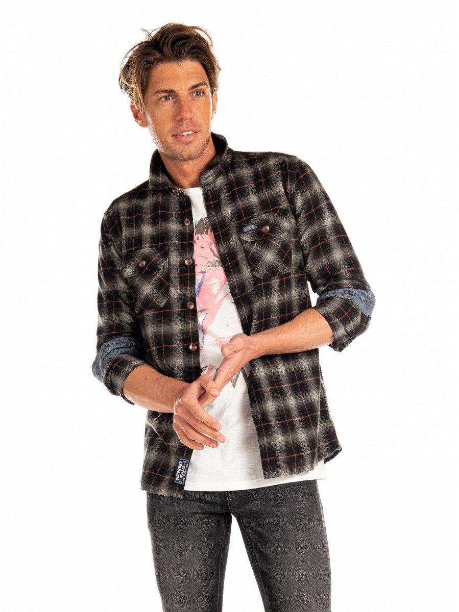 

Рубашка теплая в клетку Superdry Classic Lumberjack CA59944