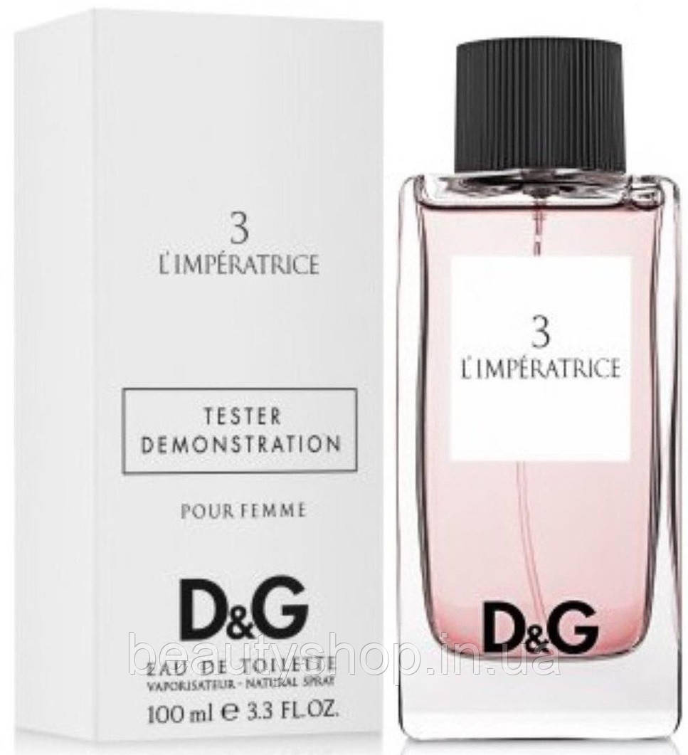 

Тестер женской туалетной воды Dolce & Gabbana Anthology L`Imperatrice 3 EDT 100 мл, парфюм, парфюмер