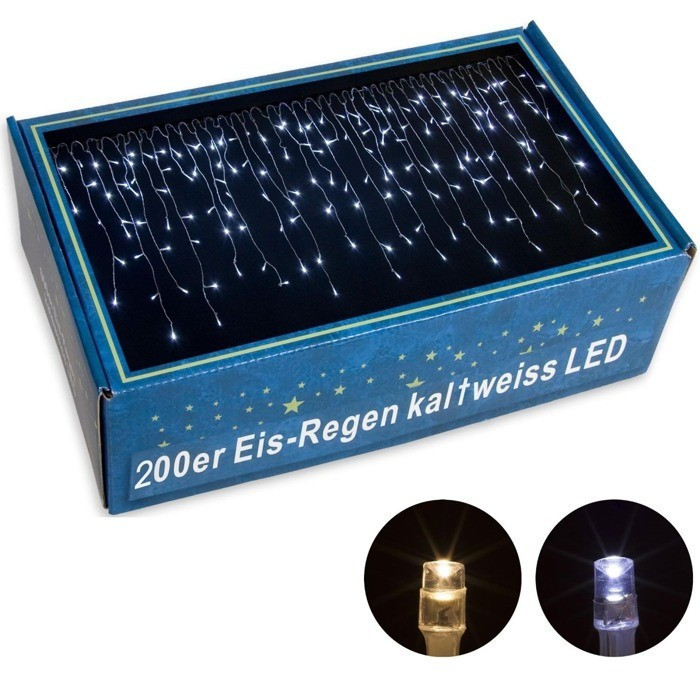 

Новогодняя гирлянда штора 200 LED 5 м