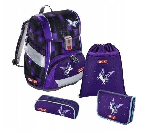 

Школьный рюкзак для девочек Hama Step By Step Pegasus Dream + 2 пенала + сумка для спортивной обуви, Фиолетовый