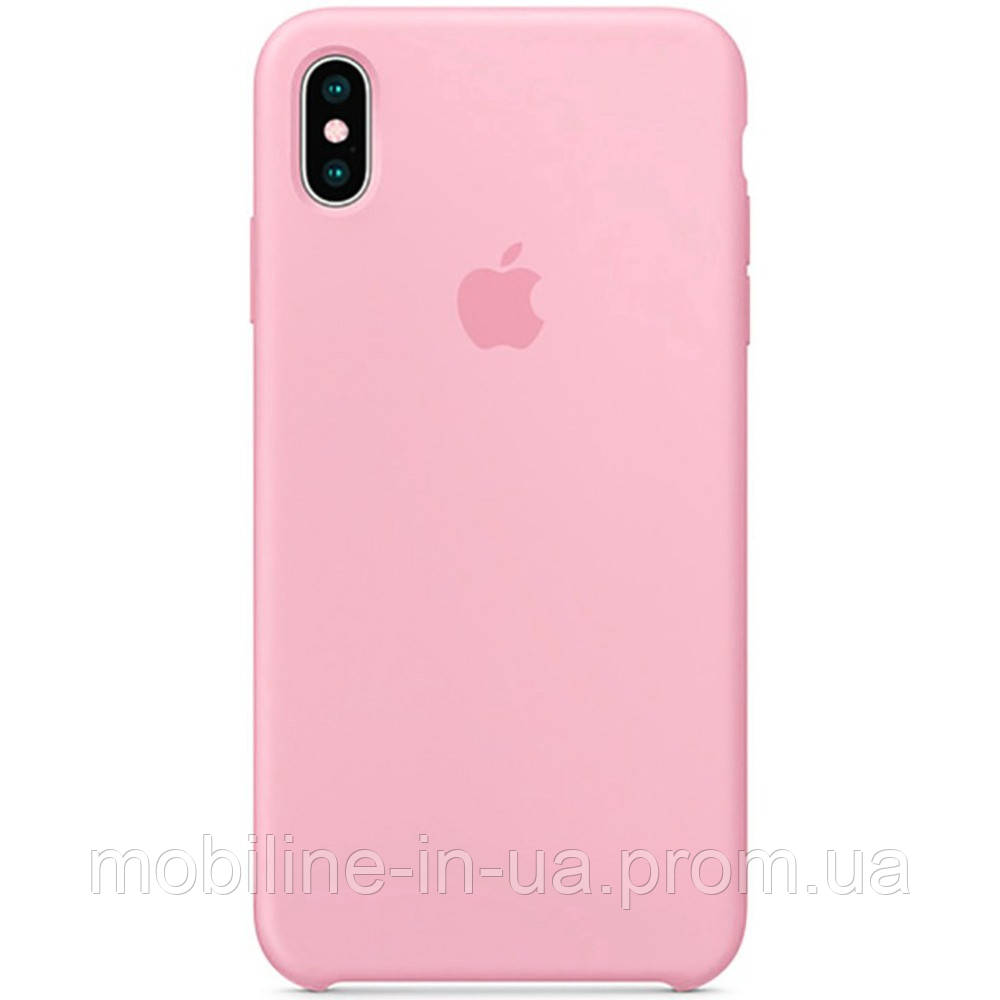 

Apple iPhone XS Max pink Silicone LQ