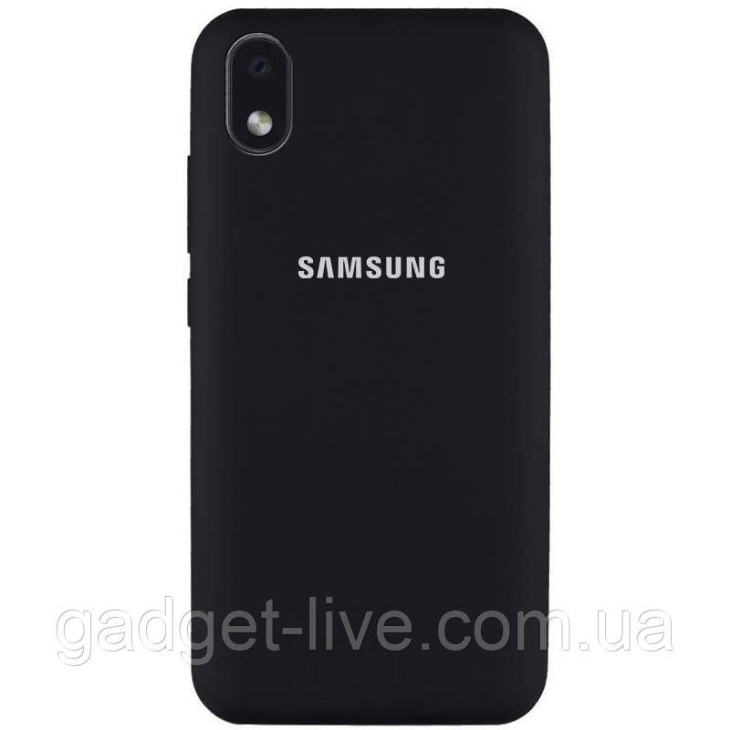 

Чехол Silicone Cover Full Protective (AA) для Samsung Galaxy M01 Core / A01 Core, Черный / black