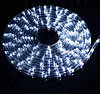 Светодиодная гирлянда Дюралайт в шланге 10м c переходником Белый, фото 5