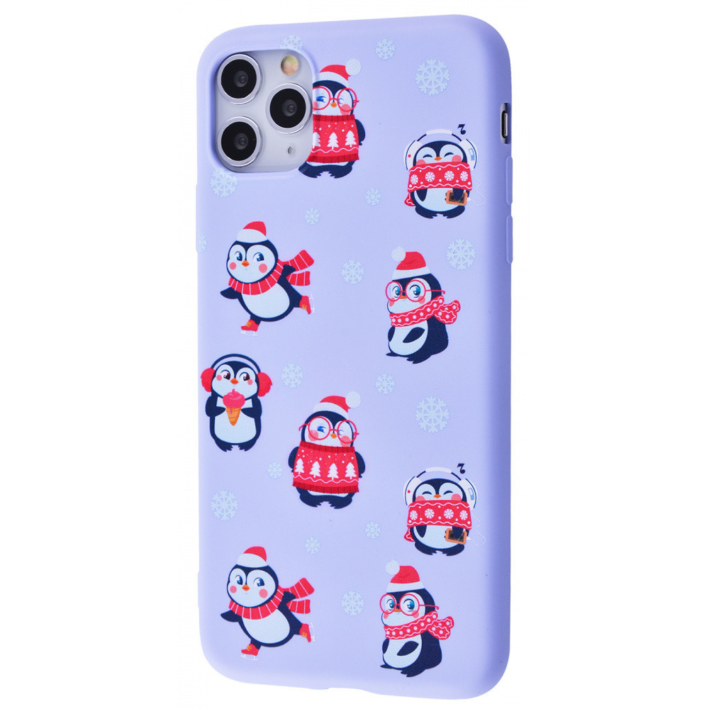 

TPU чехол WAVE Fancy для Apple iPhone 11 Pro Max (6.5"), Penguins / light purple