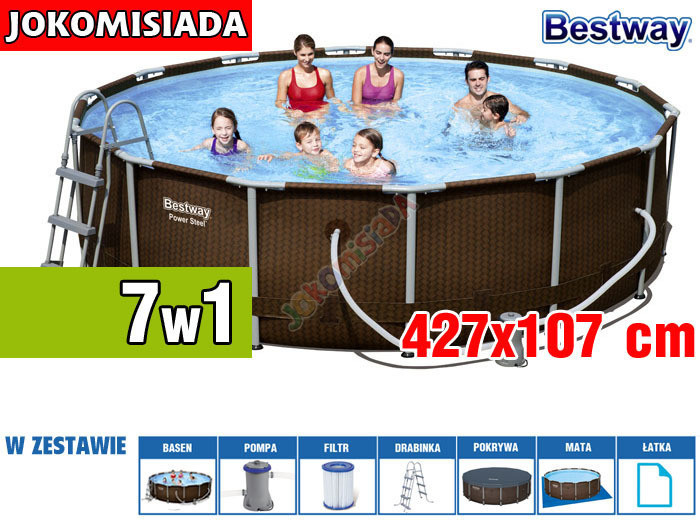 

Бассейн каркасный BESTWAY 427x107 см