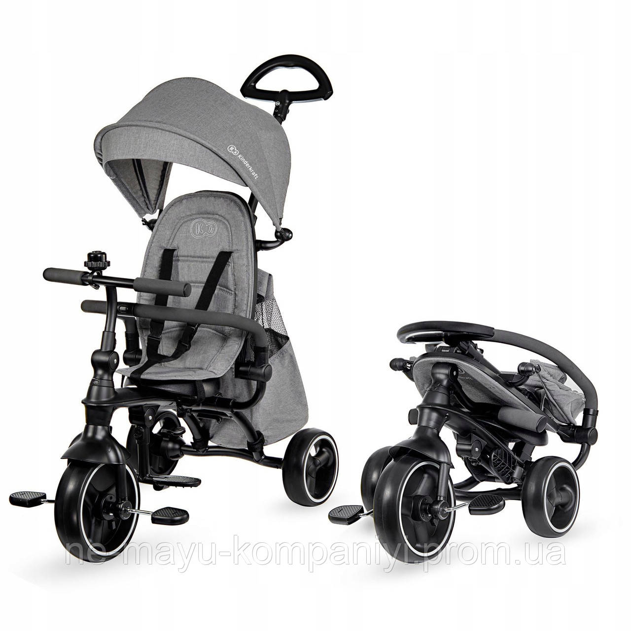 

Трьохколісний Велосипед Kinderkraft Jazz Grey