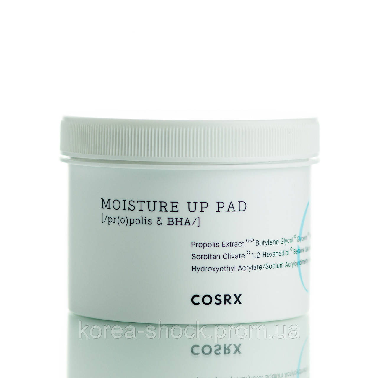 

Увлажняющие пэды для чувствительной кожи с экстрактом прополиса COSRX One Step Moisture Up Pad