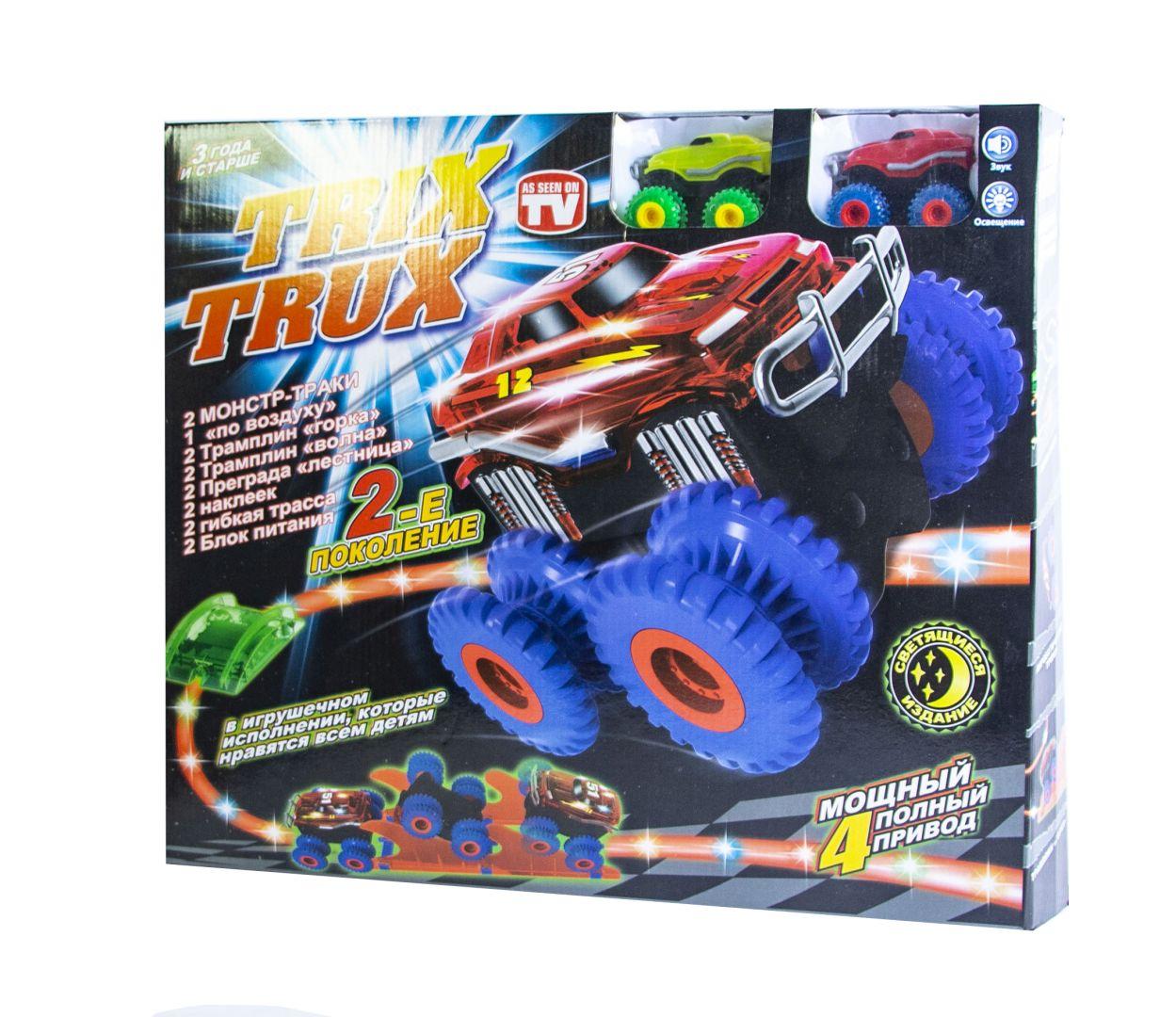 

Монстер-Траки Trix Trux LED светящийся трек и 2 машинки (646610198)