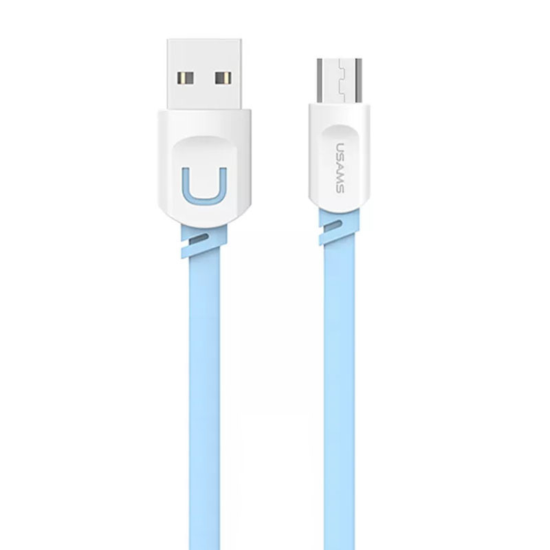 

Дата кабель Usams US-SJ012 U-Trans USB to Micro USB (0.25m, Бирюзовый