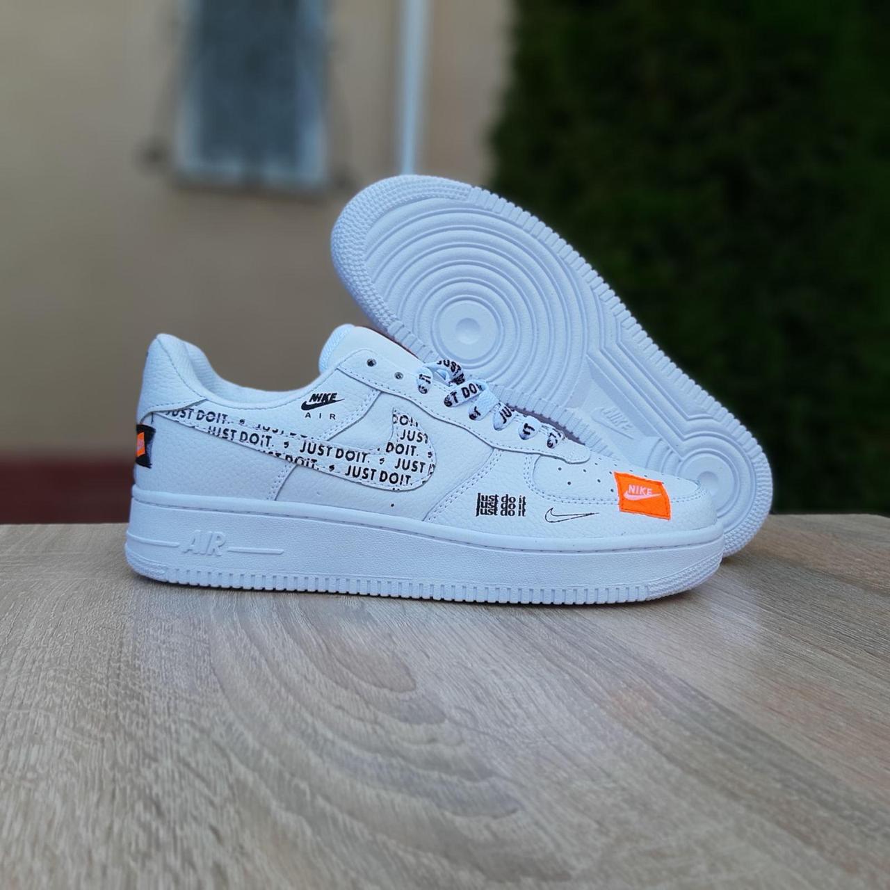 

Кроссовки мужские Nike Air Force 1 x Off-White белые, Найк Форс, натуральная кожа, прошиты. Код OD-10311, Белый