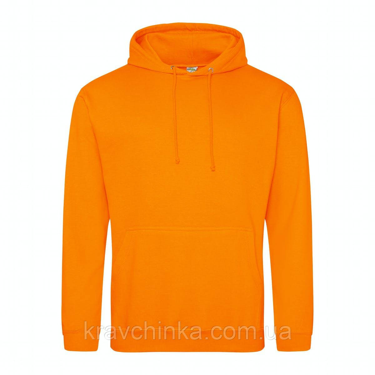 

Кенгурушка толстовка с капюшоном худи Just Hoods College Hoodie Оранжевый