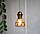 Подвесная люстра на 5-ламп RINGS-5G E27 на круглой основе, золото, фото 2