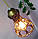 Подвесная люстра на 5-ламп RINGS-5G E27 на круглой основе, золото, фото 7