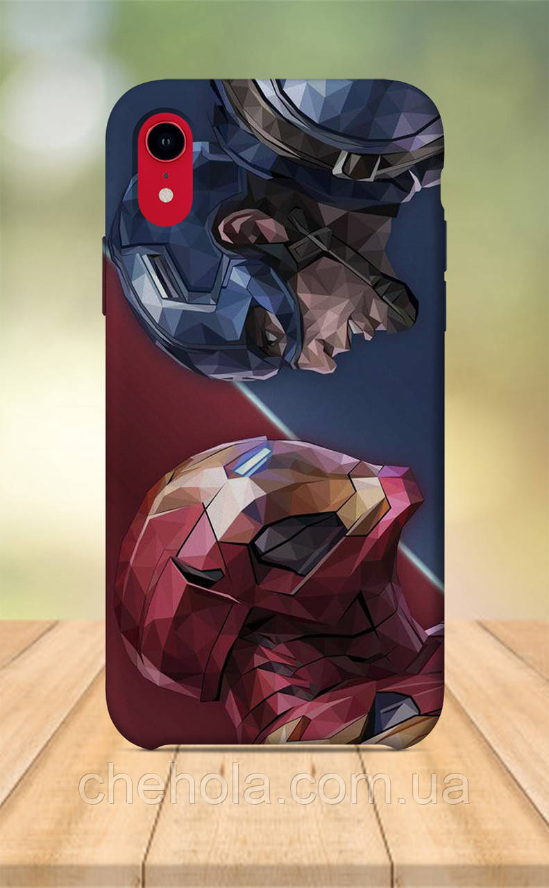 

Чехол для apple iphone xr с принтом Marvel DC Комиксы Мстители