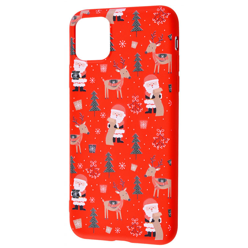 

TPU чехол WAVE Fancy для Apple iPhone 12 Pro Max (6.7, Santa claus and deer / red