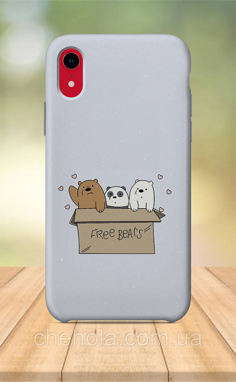 

Чехол для apple iphone xr с принтом Мультфильмы We bare bears