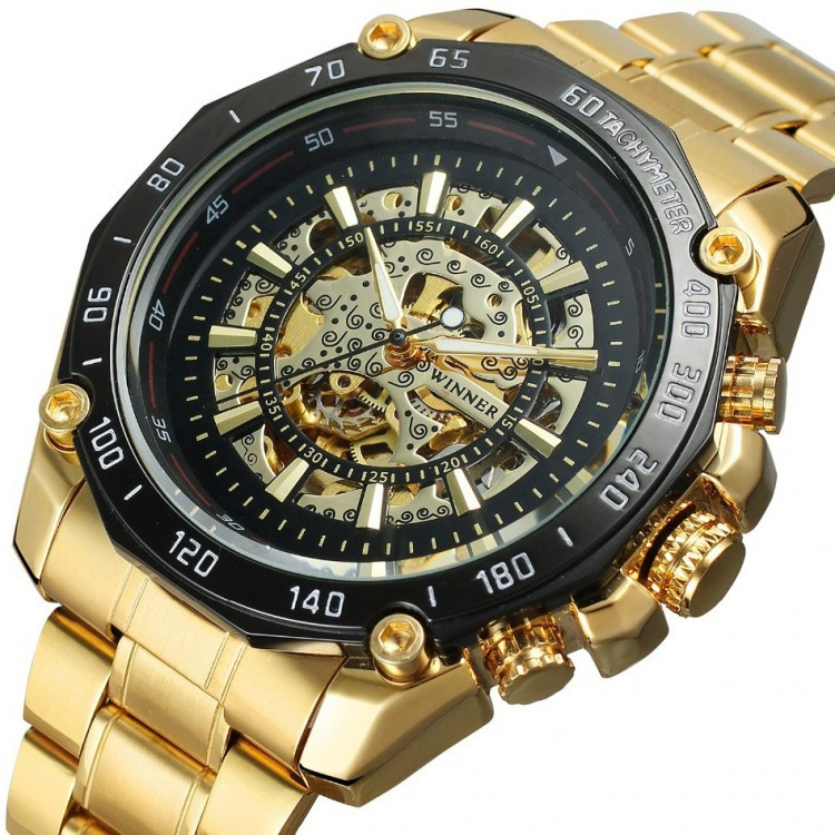 

Мужские часы 27025 gold+black