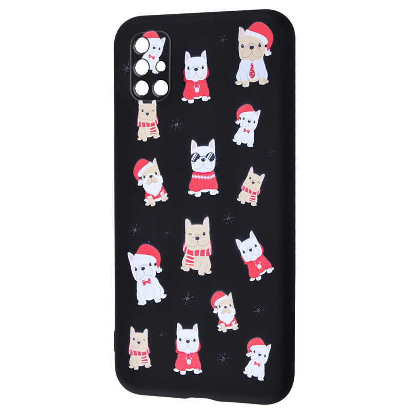 

TPU чехол WAVE Fancy для Samsung Galaxy M31s, Dogs / black